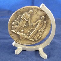 Obverse of heart association medal